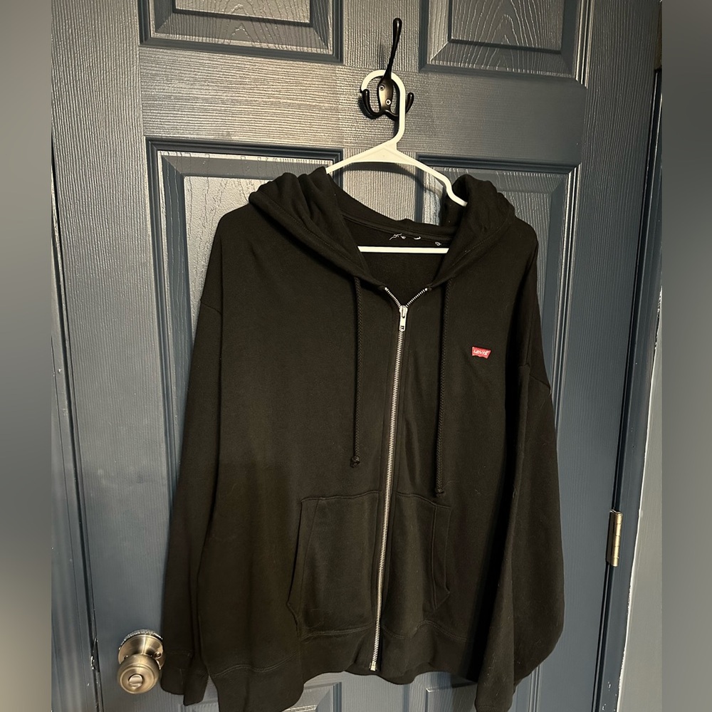 Black Levi’s Zip Up Hoodie